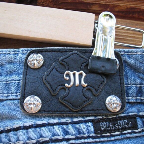 Miss Me Distressed Boot Cut Jeans - Picture 8 of 9